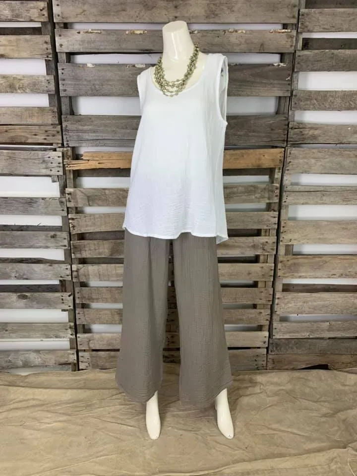 797 Katy Tank Top-White