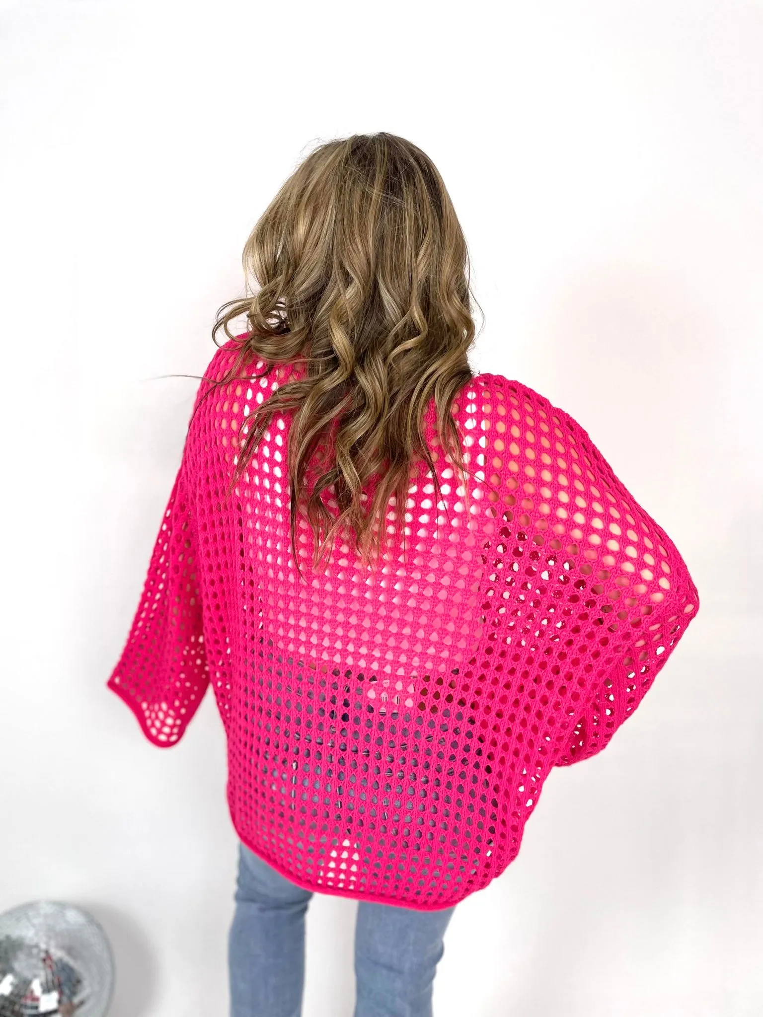 Airy Style Sweater in Fuchsia