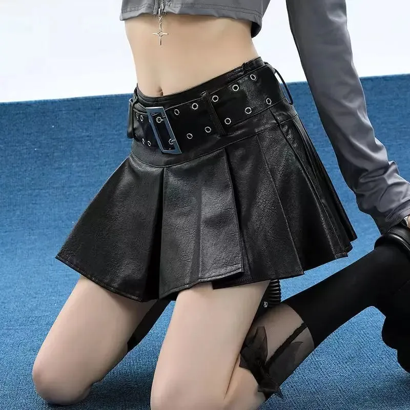 Alr™ Women's Gothic Pleated A-Line Mini Skirt