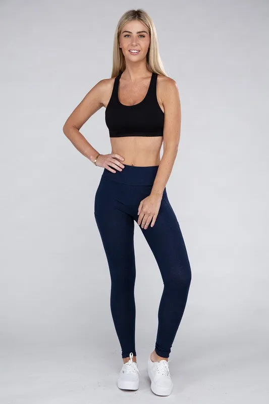 Ambiance Active Leggings Featuring Concealed Pockets