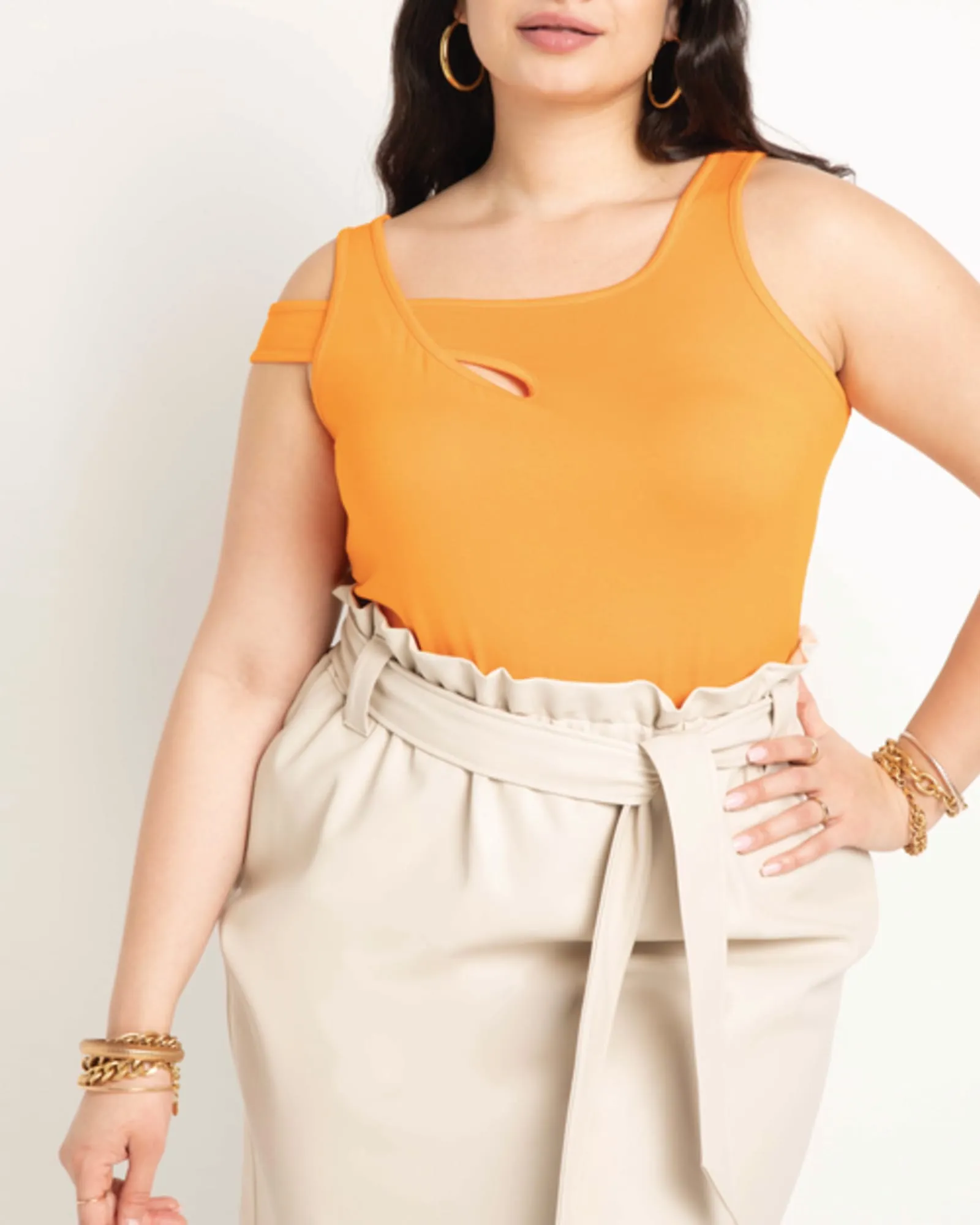 Aviana Asymmetrical Strap Tank | Oriole