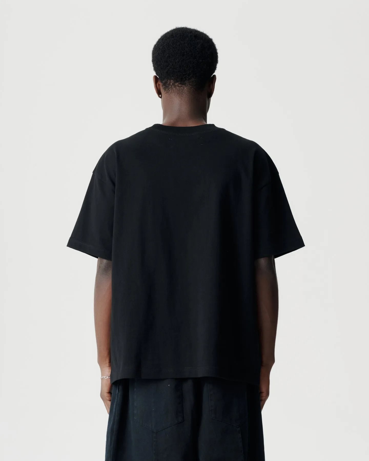 Block Tee- Black