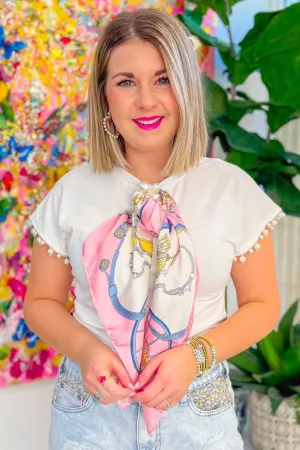 Charleston Daze Top - White