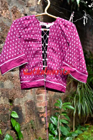 Chhatu White Over Magenta (Ladies' Jacket)
