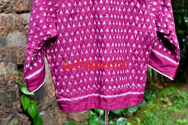 Chhatu White Over Magenta (Ladies' Jacket)