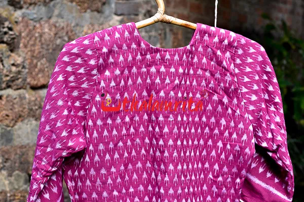Chhatu White Over Magenta (Ladies' Jacket)