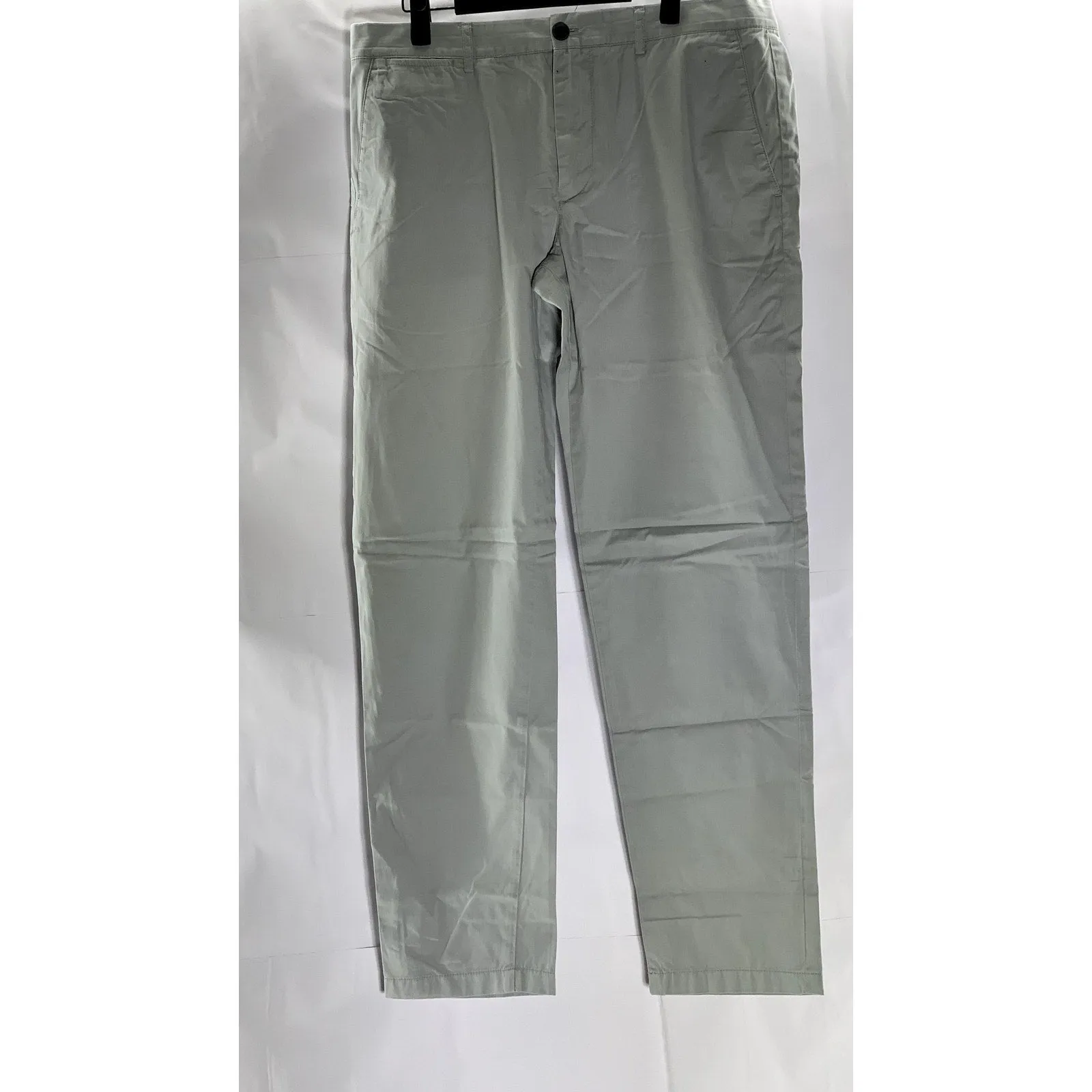CLUB MONACO Men's Light Gray Bennett Fit Relaxed Tailored Chino Pant SZ 33X32