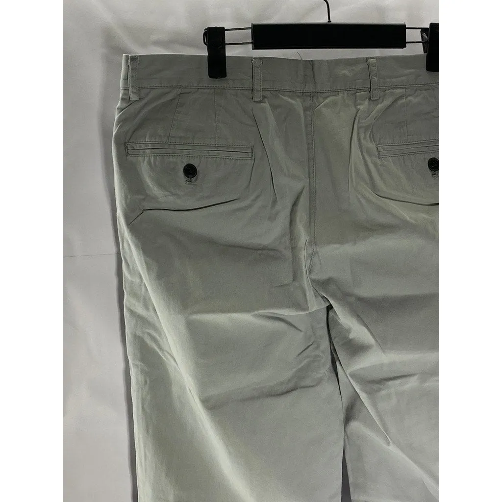 CLUB MONACO Men's Light Gray Bennett Fit Relaxed Tailored Chino Pant SZ 33X32