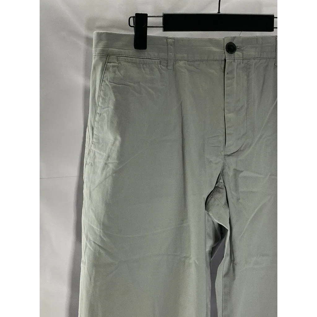 CLUB MONACO Men's Light Gray Bennett Fit Relaxed Tailored Chino Pant SZ 33X32