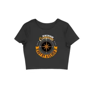 Compass Design Crop Top