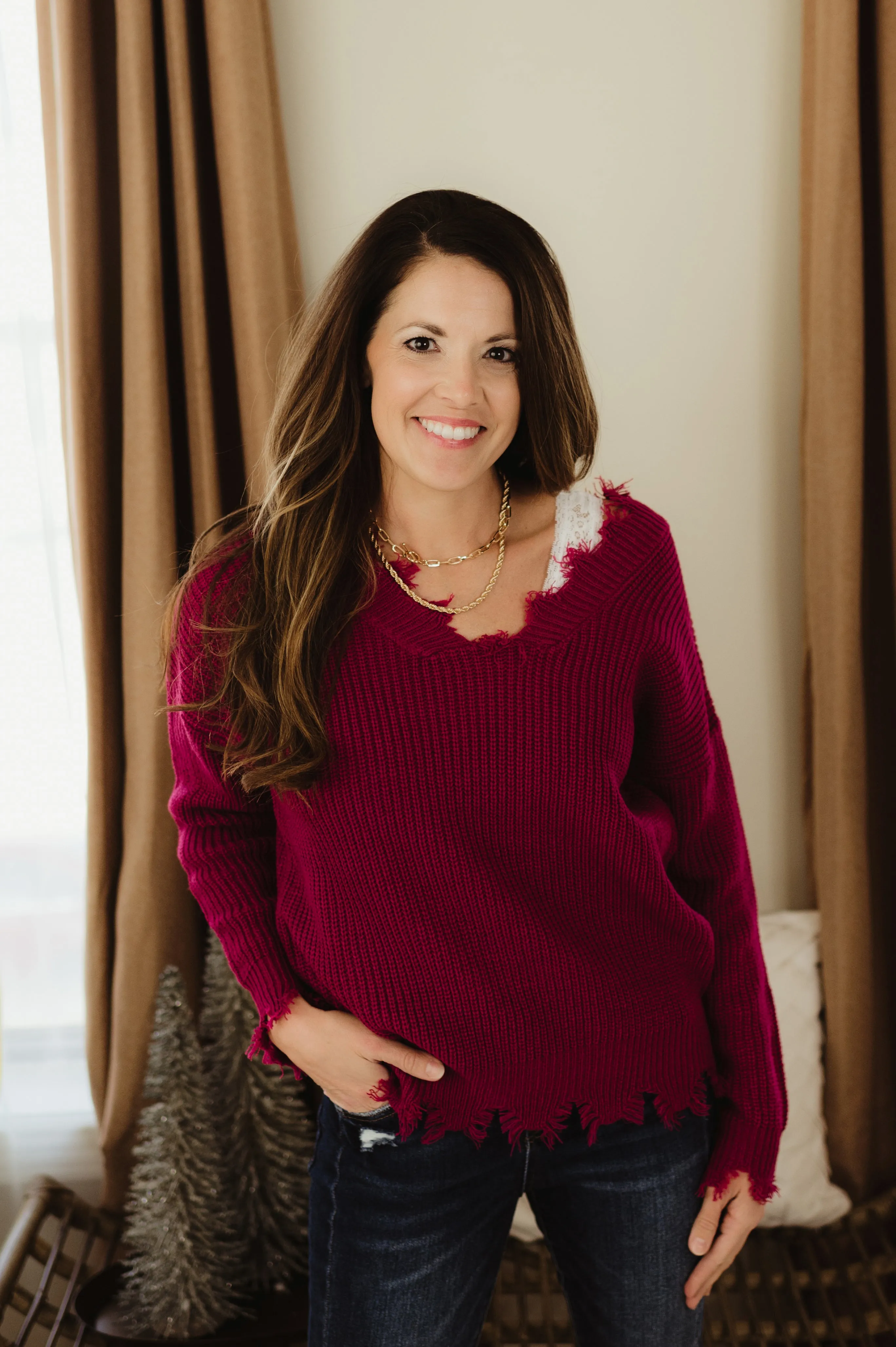Distressed Sweater