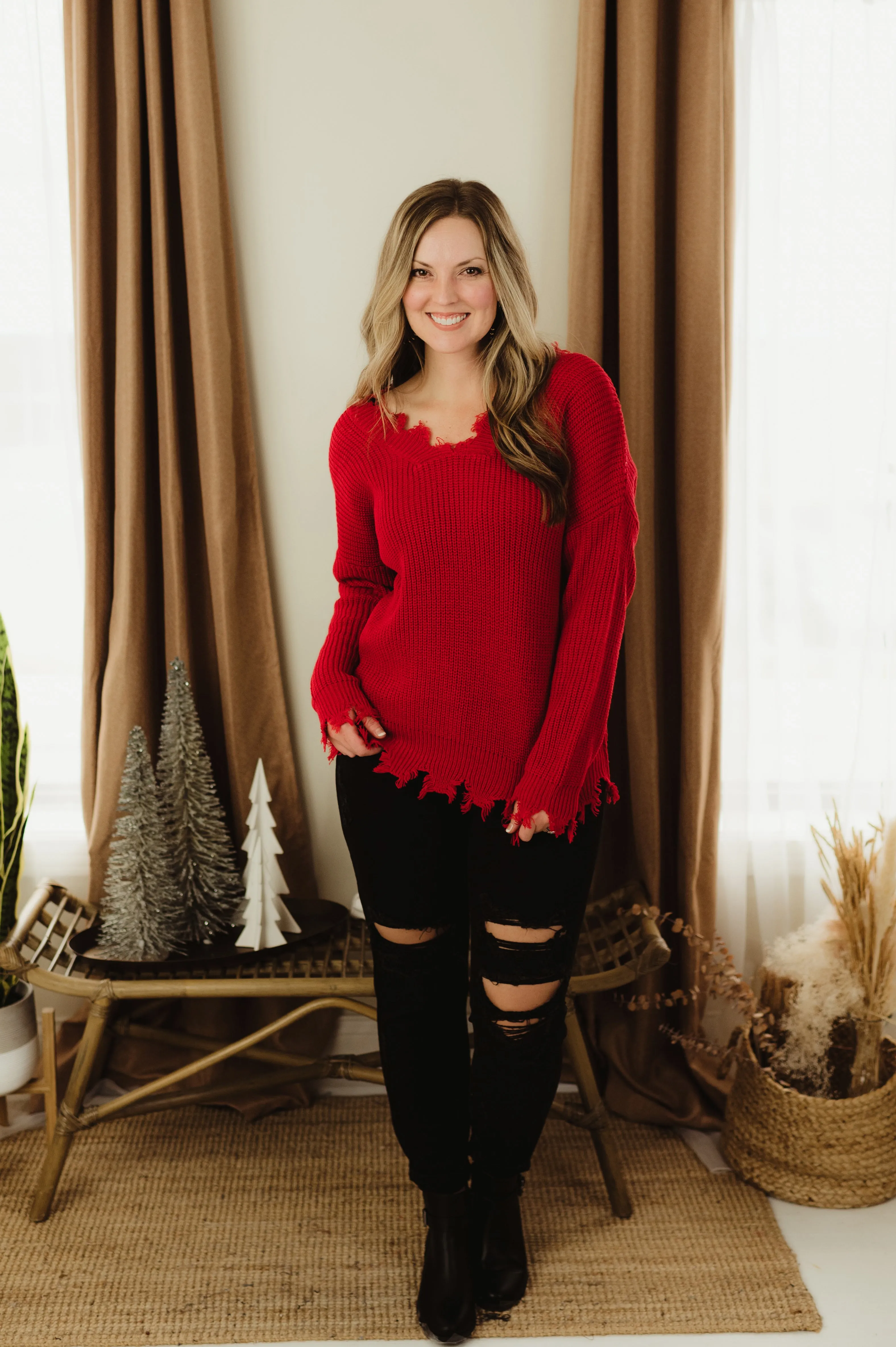 Distressed Sweater