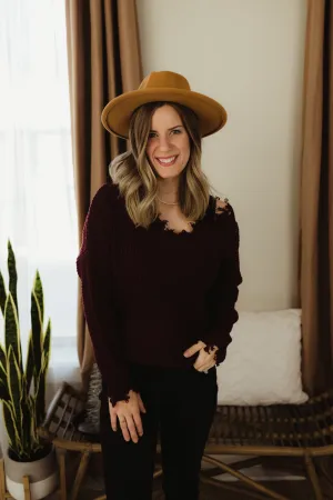 Distressed Sweater