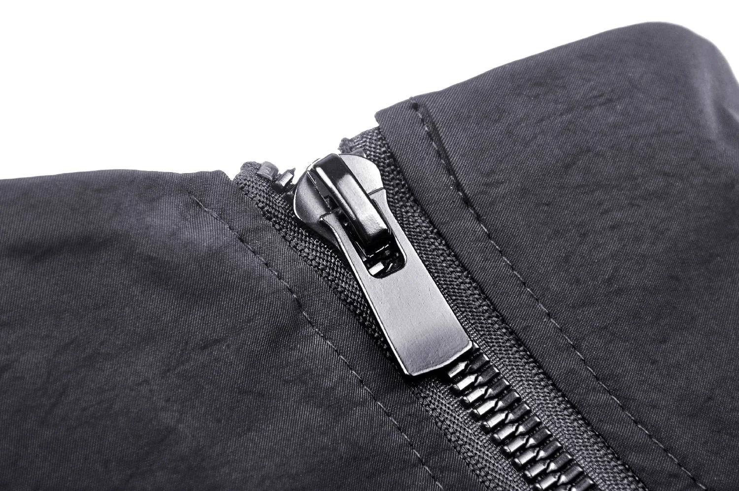 Edgy Long Sleeves Crop Jacket with Zipper and Pockets