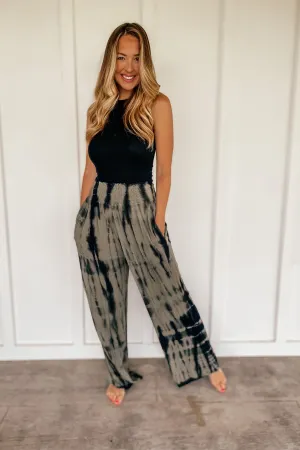 Effortlessly Tie Dyed Palazzo Pants
