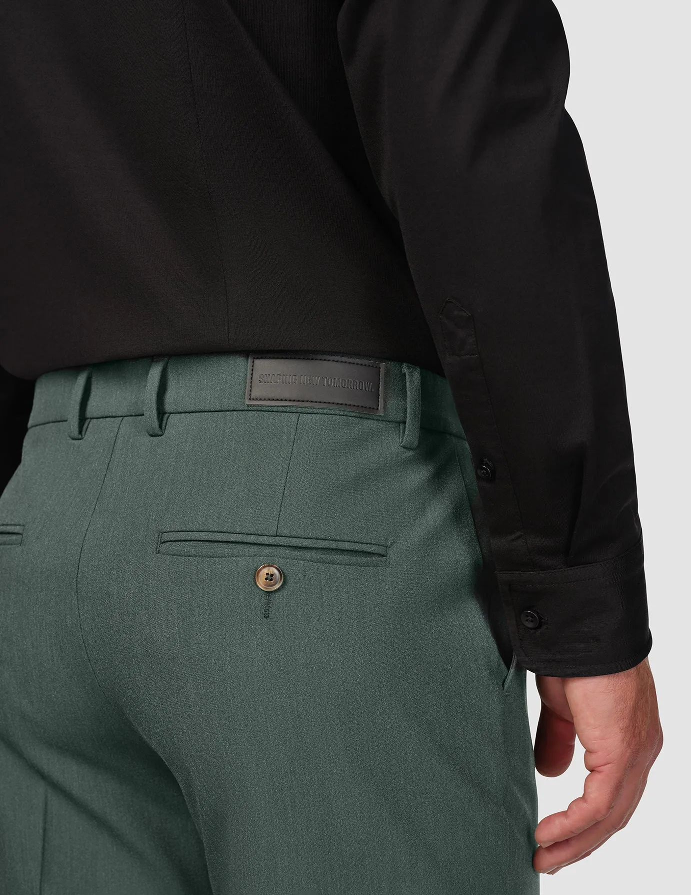Essential Suit Pants Relaxed Fit Pine Green