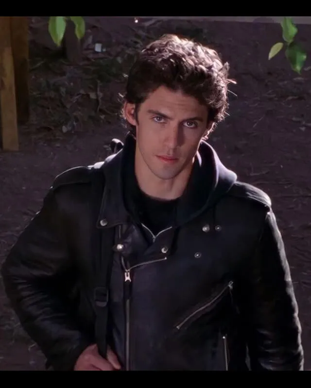 Gilmore Girls Jess Biker Leather Jacket
