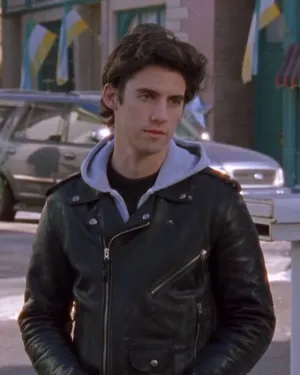 Gilmore Girls Jess Biker Leather Jacket