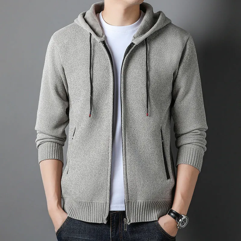 Hoodie Weste Männer gefüttert und warm