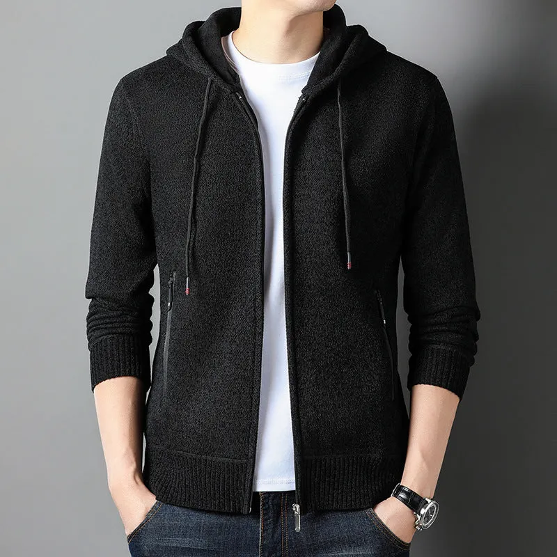 Hoodie Weste Männer gefüttert und warm