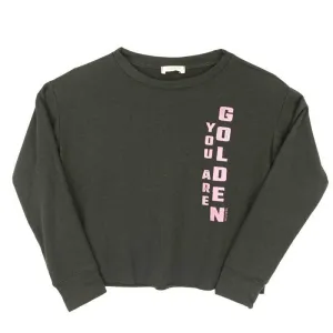 Izzy Be Black You Are Golden Tween Sweatshirt