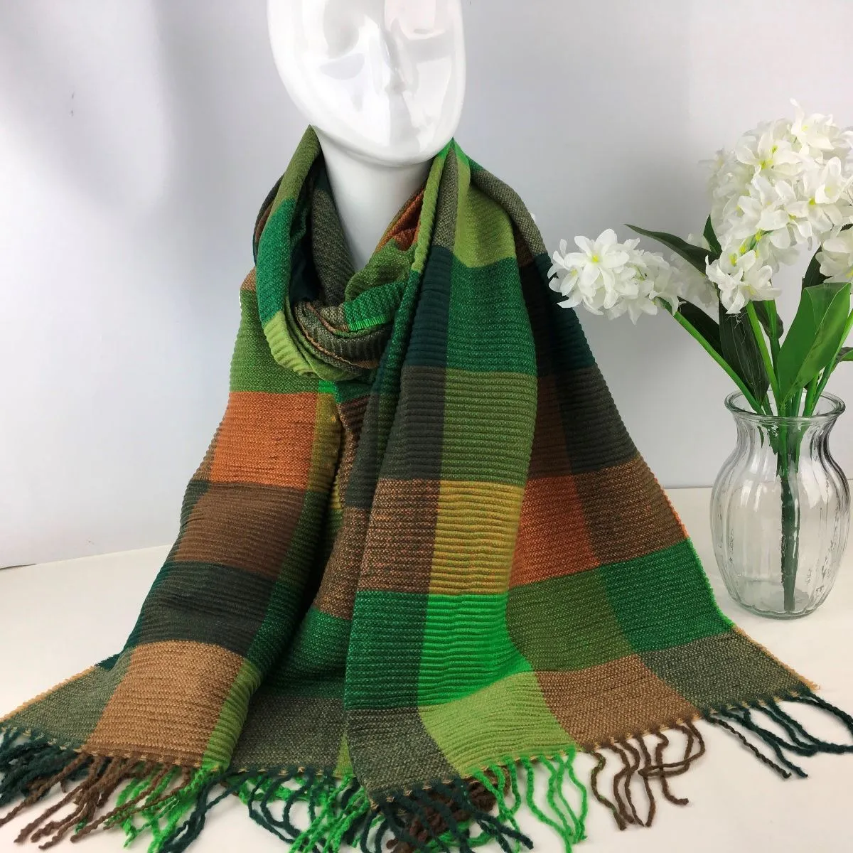Jessica Cheked Scarf