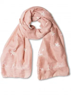 Katie Loxton T Soft Scarf Pale Pink Be Blissful KLS