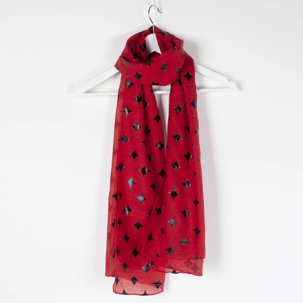 Ladies Printed Floaty Scarves
