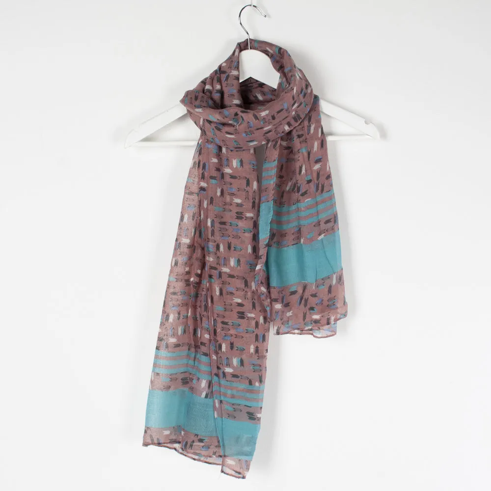 Ladies Printed Floaty Scarves