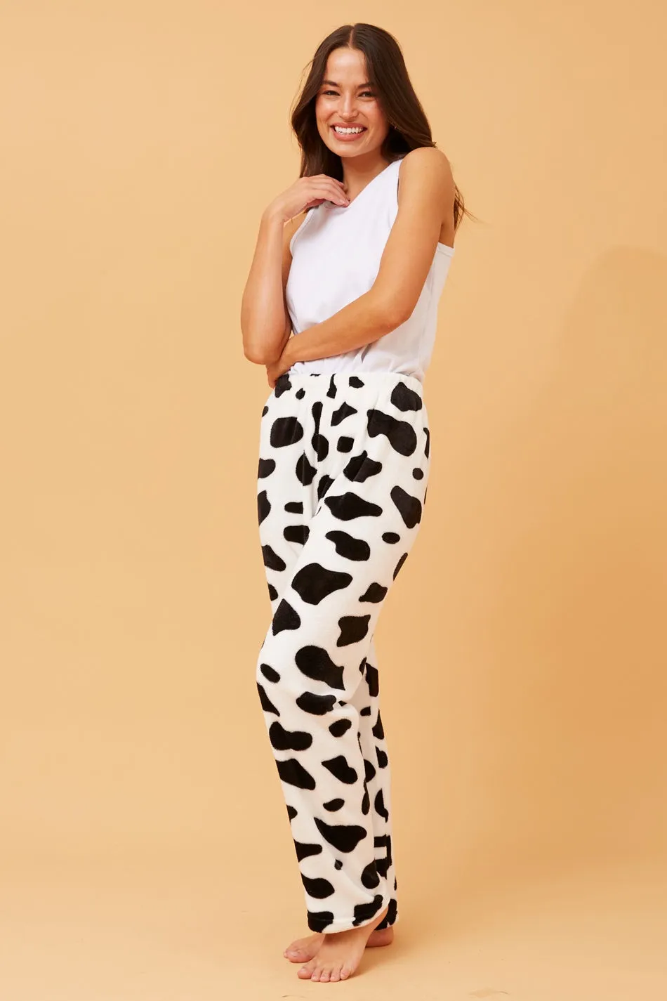 LEE DAIRY COW PLUSH PYJAMA PANTS