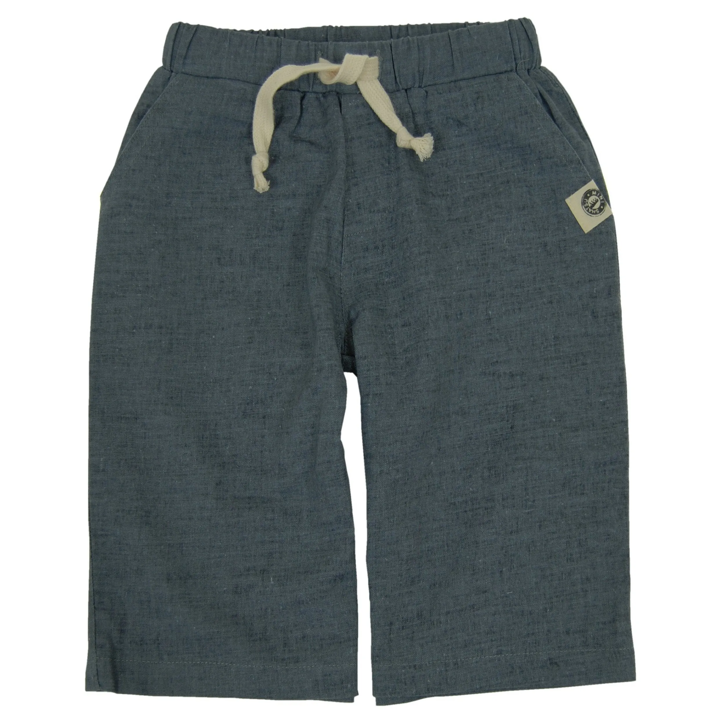 Linen Grey Shorts by: Mini Shatsu