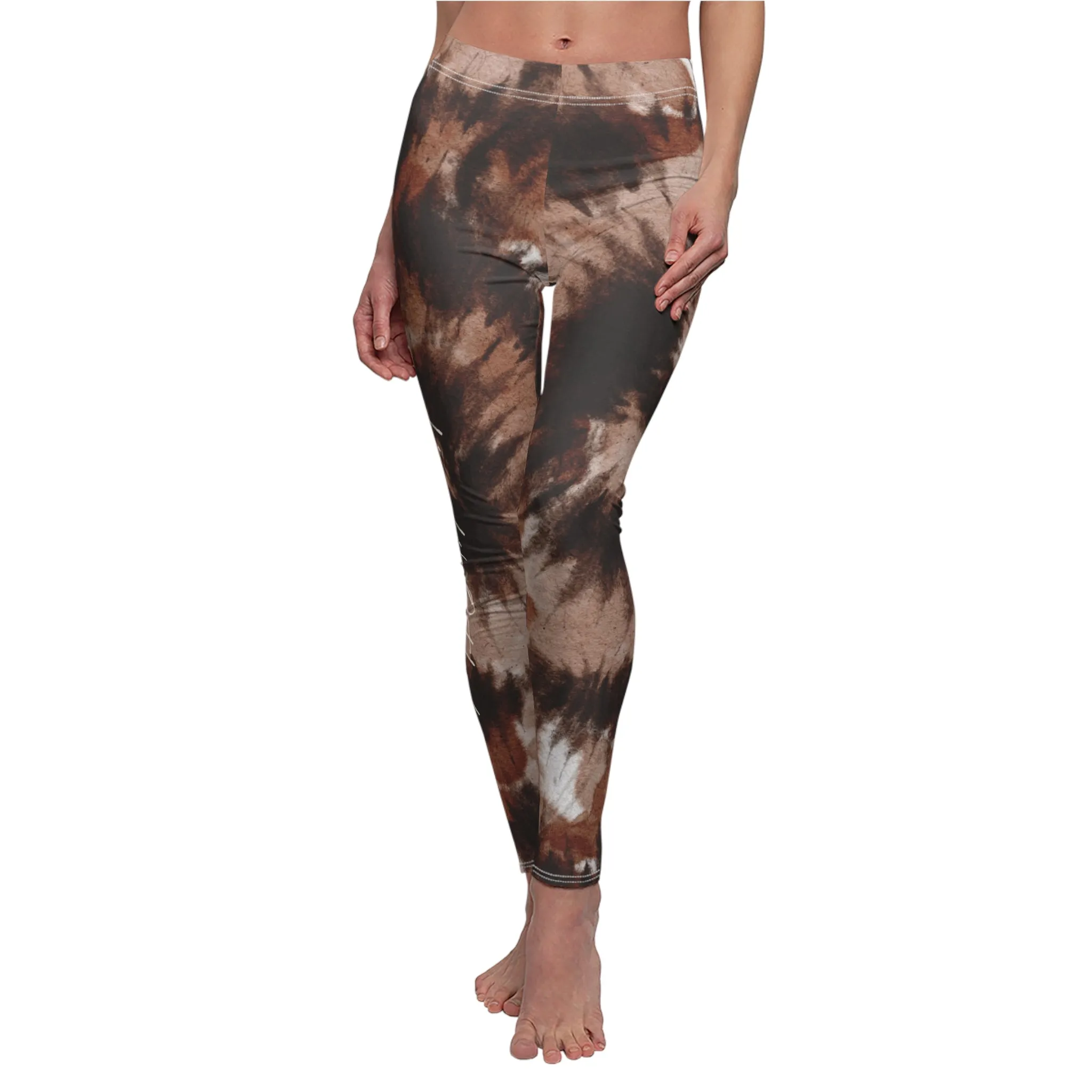 Live Life Out Loud Boho Tie-Dye - Women's Lightweight Leggings