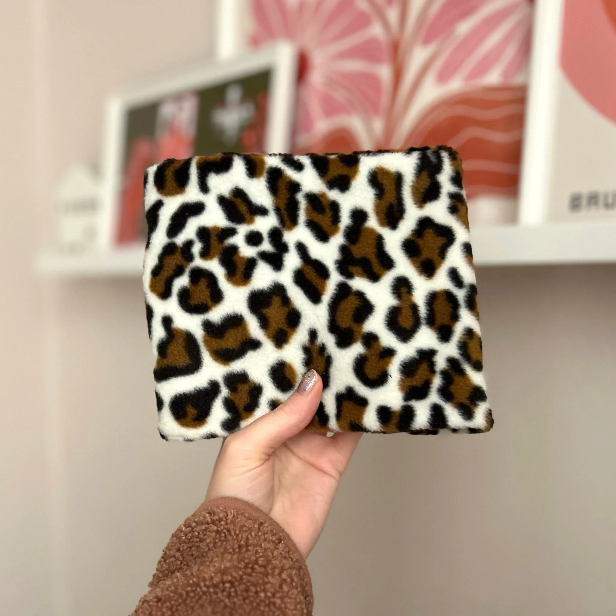 Lovely Leopard Reversible Fleece Pet Snood