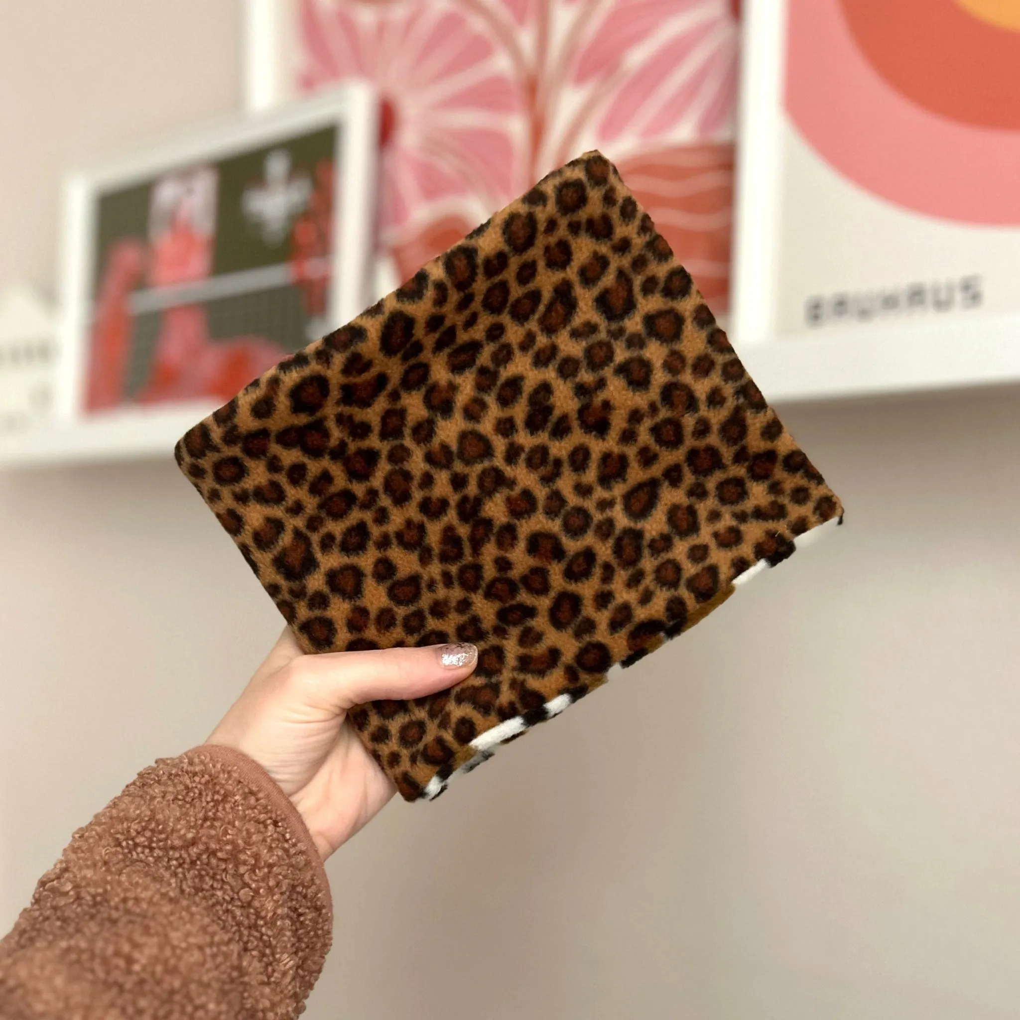 Lovely Leopard Reversible Fleece Pet Snood