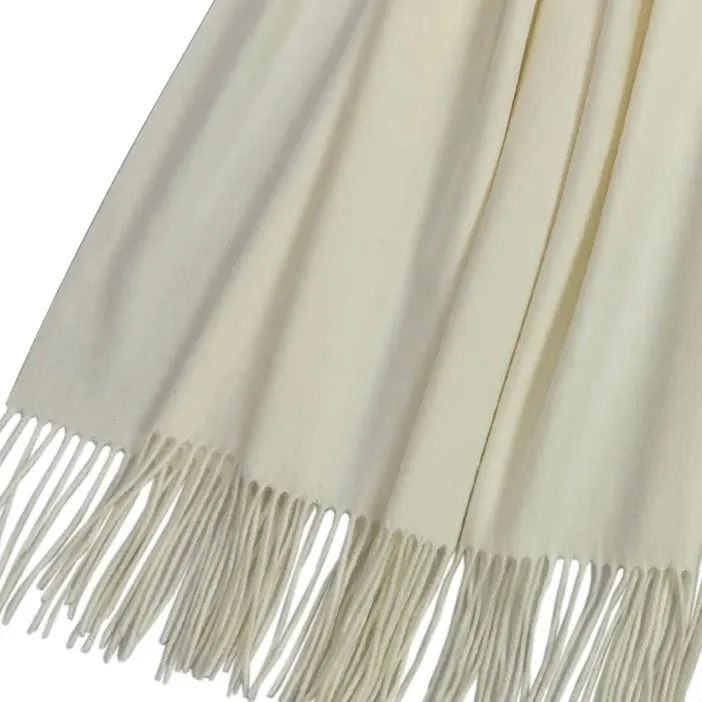 Maisie Soft Wool Tassel Scarf  Wrap