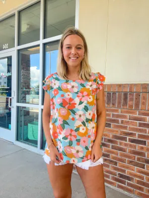 Maria Floral Print Top