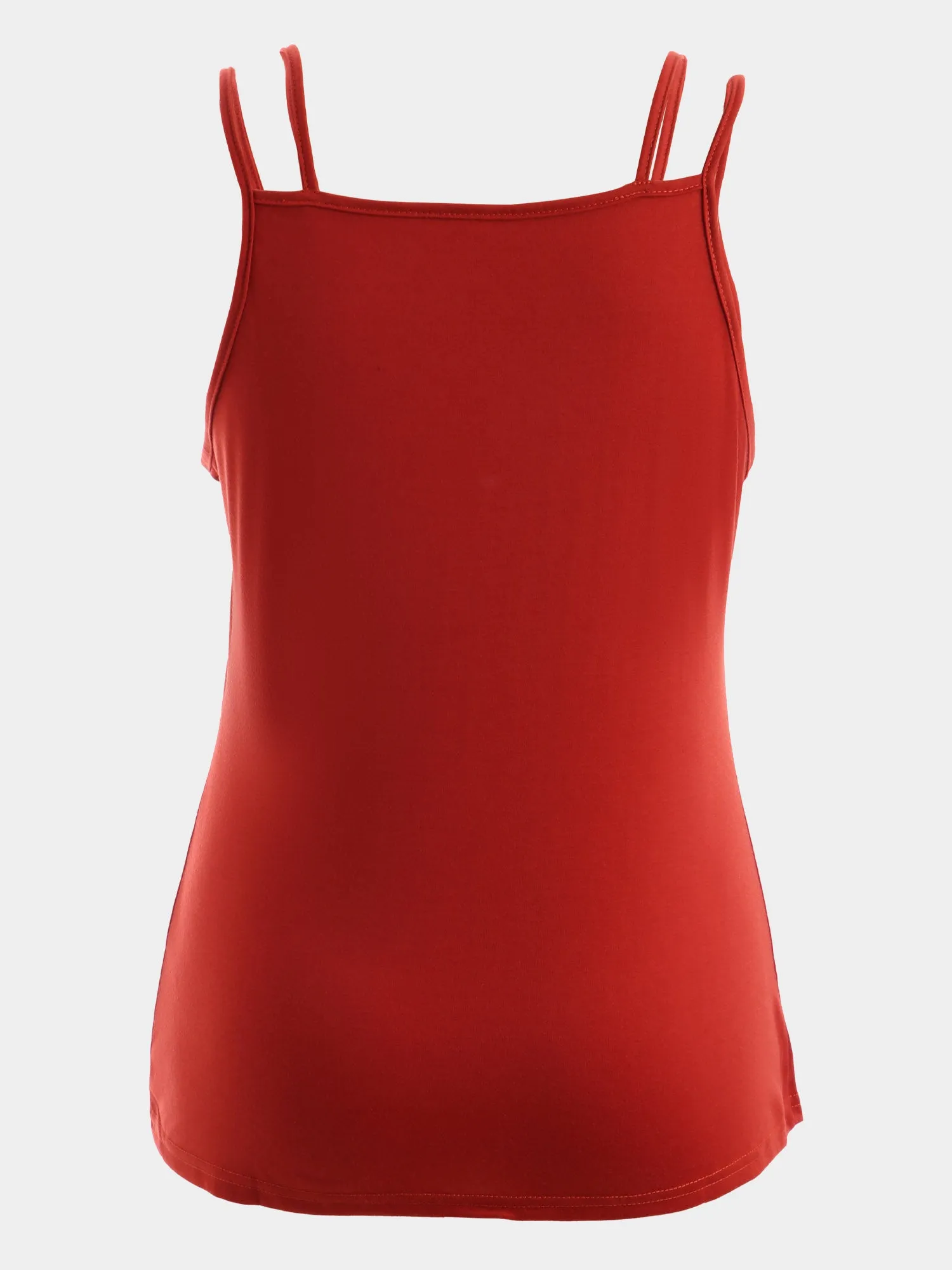 Midsize Neo-Trendy Cutwork Plunge-V Tank Top