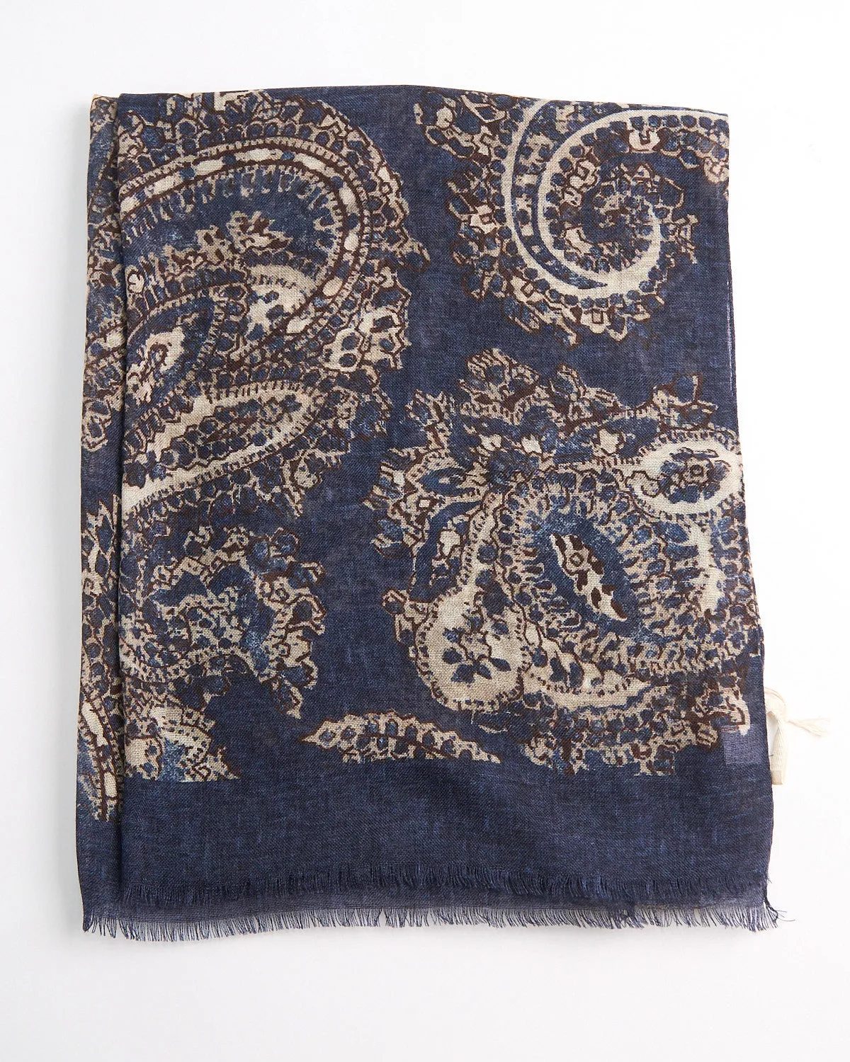 Midweight Mehndi Style Soft Wool Scarf