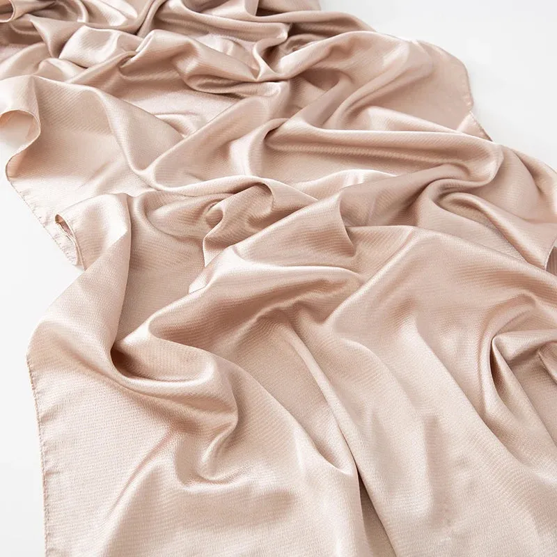 New Pompom Satin Soft Muslim