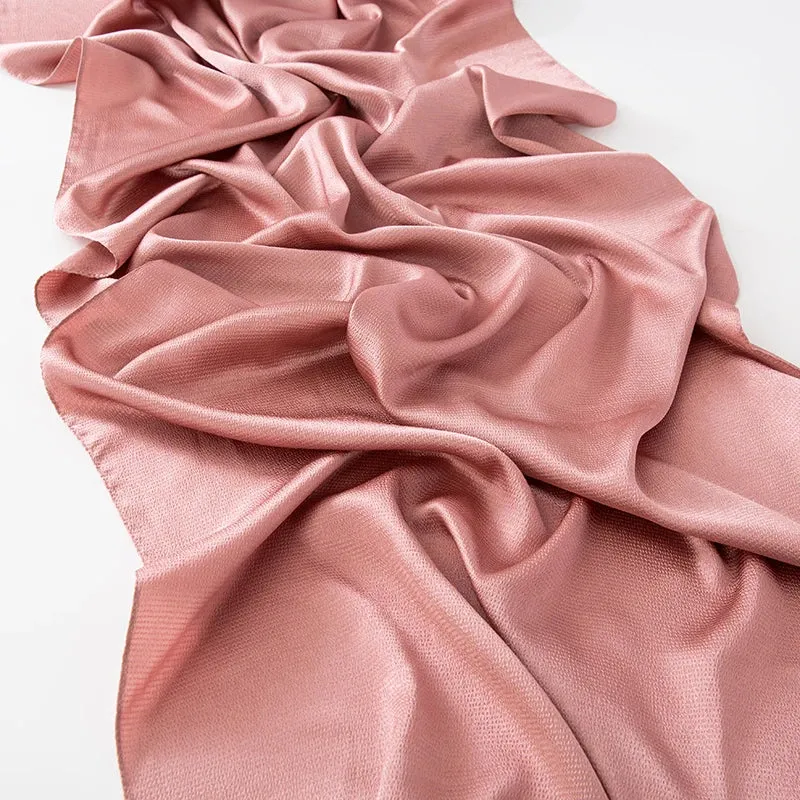 New Pompom Satin Soft Muslim