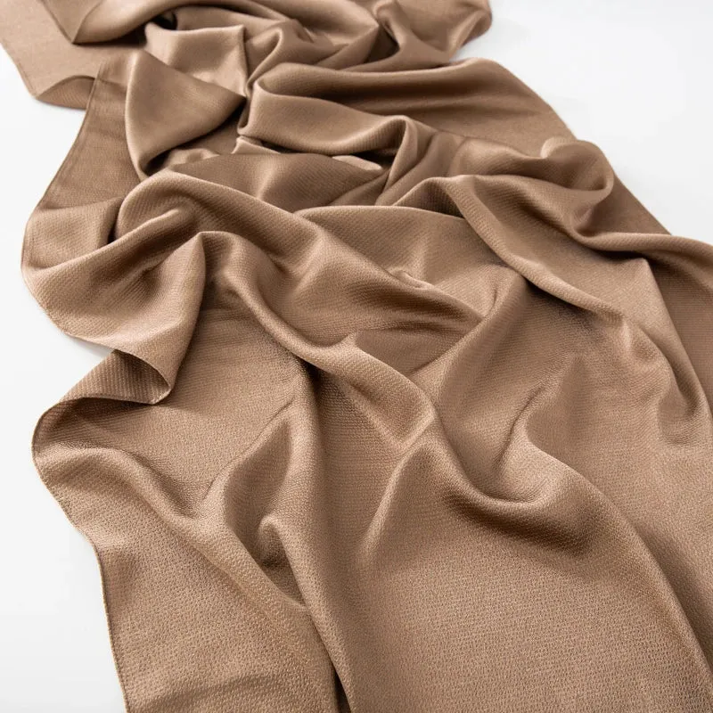New Pompom Satin Soft Muslim