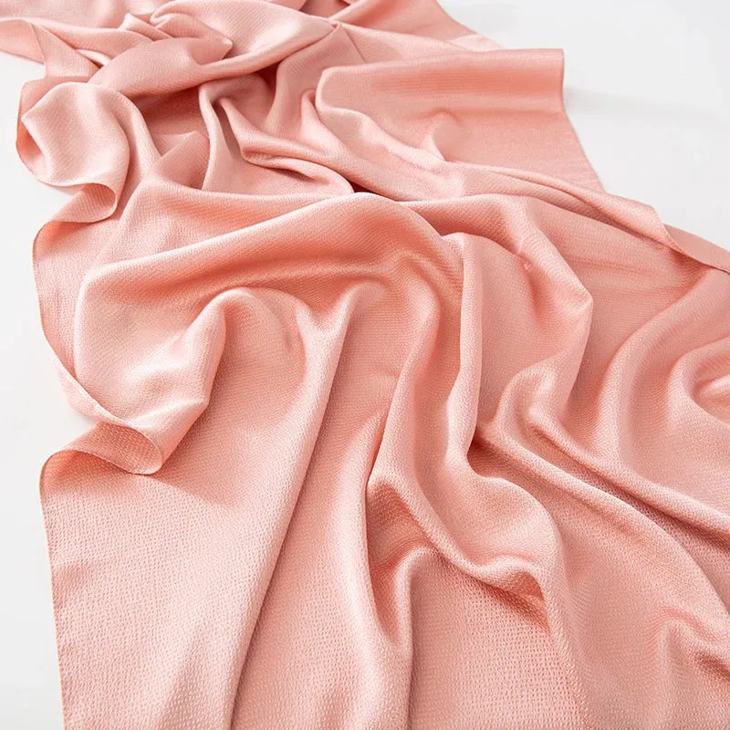 New Pompom Satin Soft Muslim