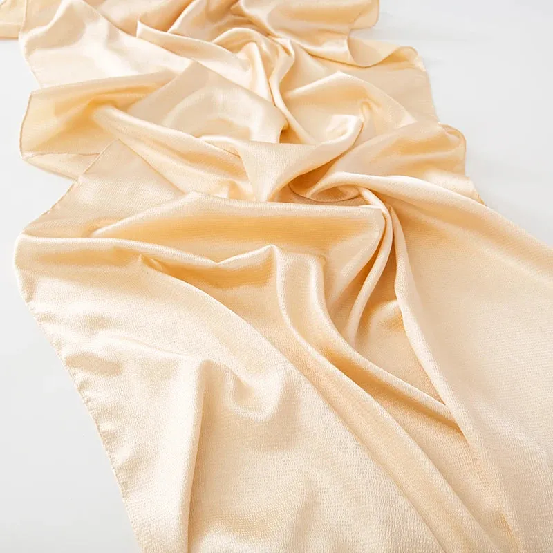 New Pompom Satin Soft Muslim