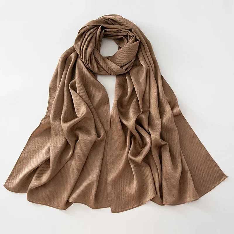 New Pompom Satin Soft Muslim