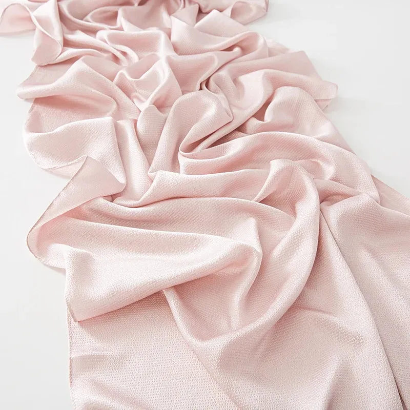 New Pompom Satin Soft Muslim