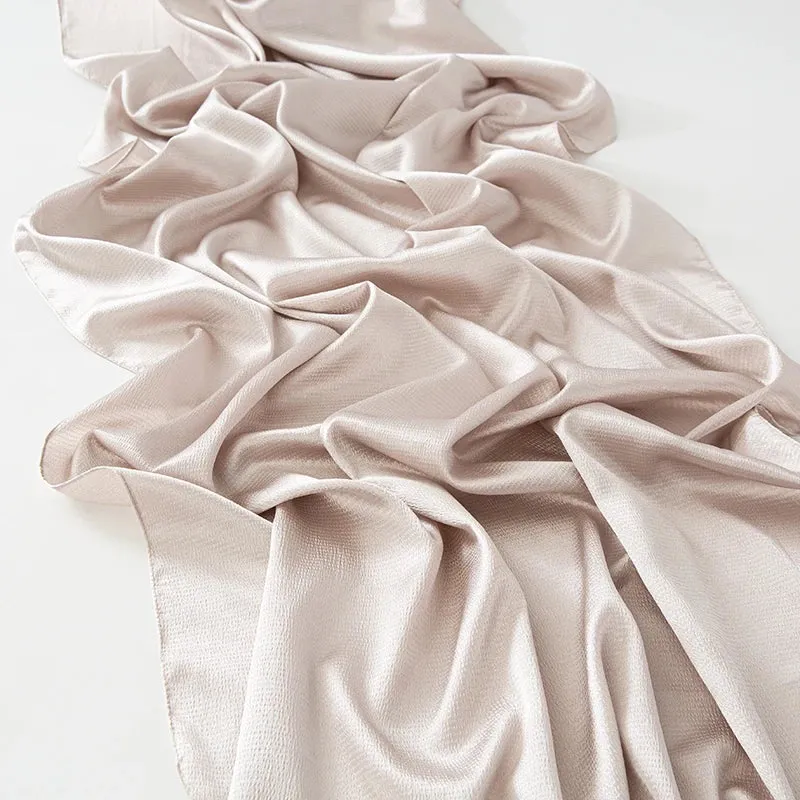New Pompom Satin Soft Muslim