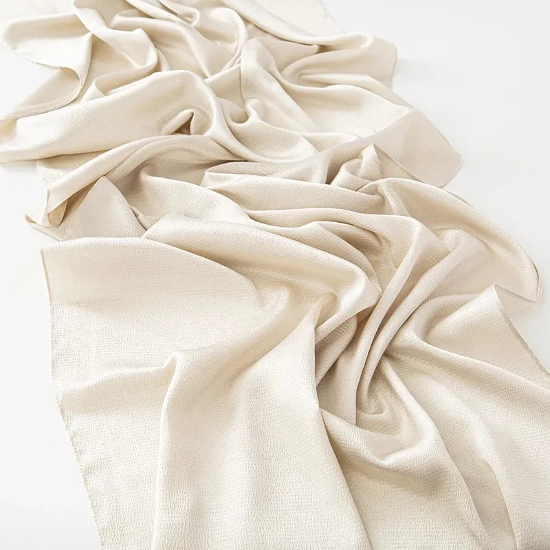 New Pompom Satin Soft Muslim