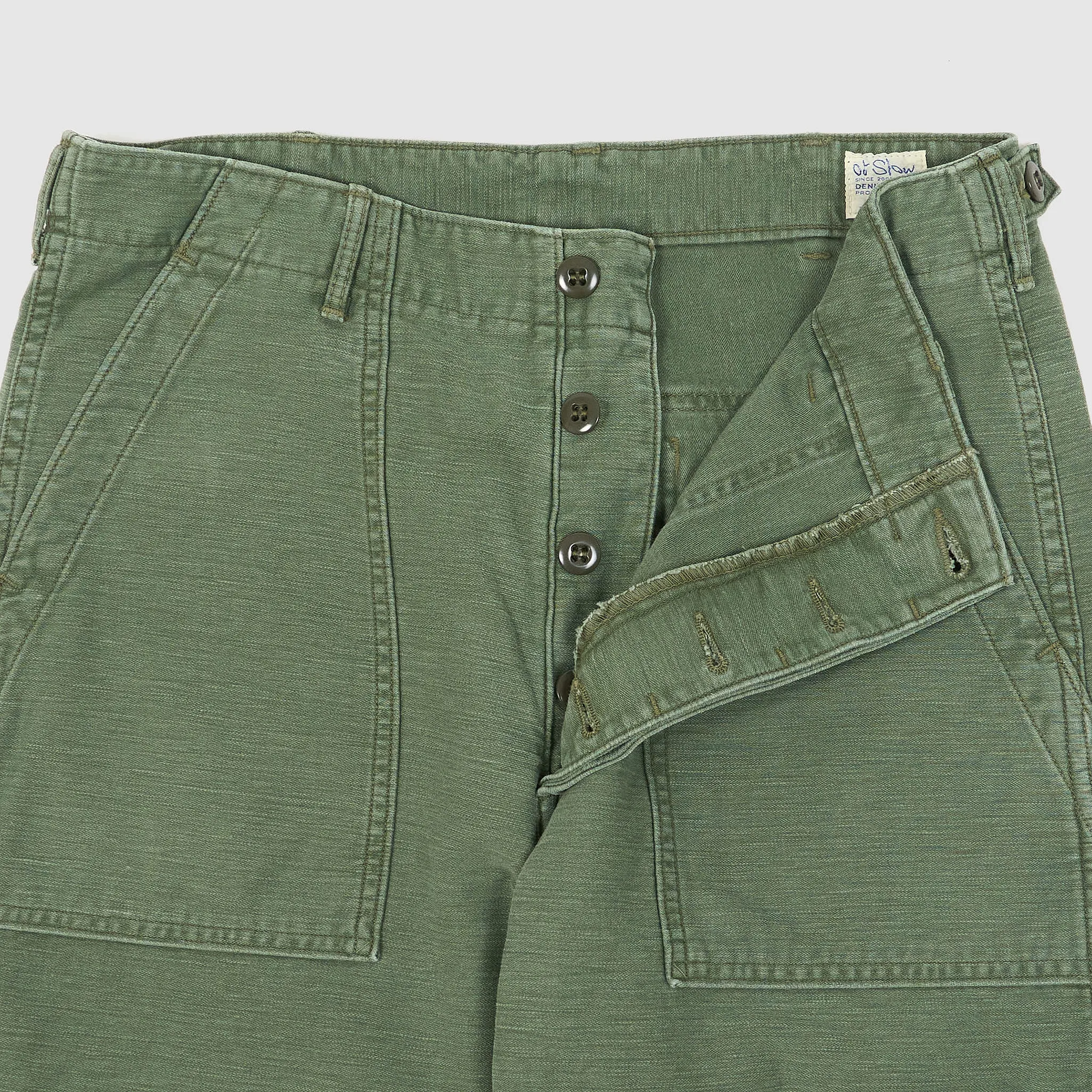 Orslow Military Fatigue Pants Vintage Washed