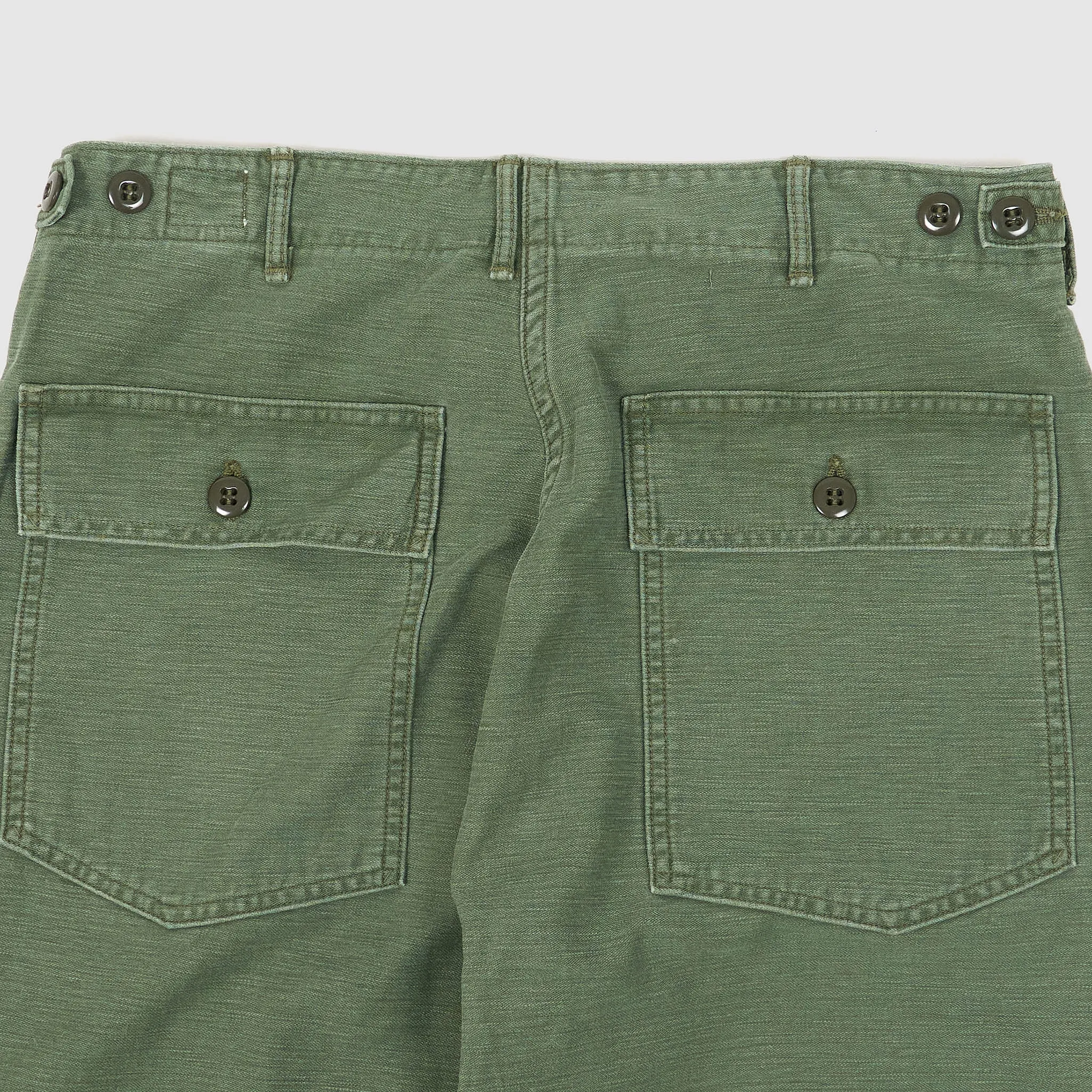 Orslow Military Fatigue Pants Vintage Washed