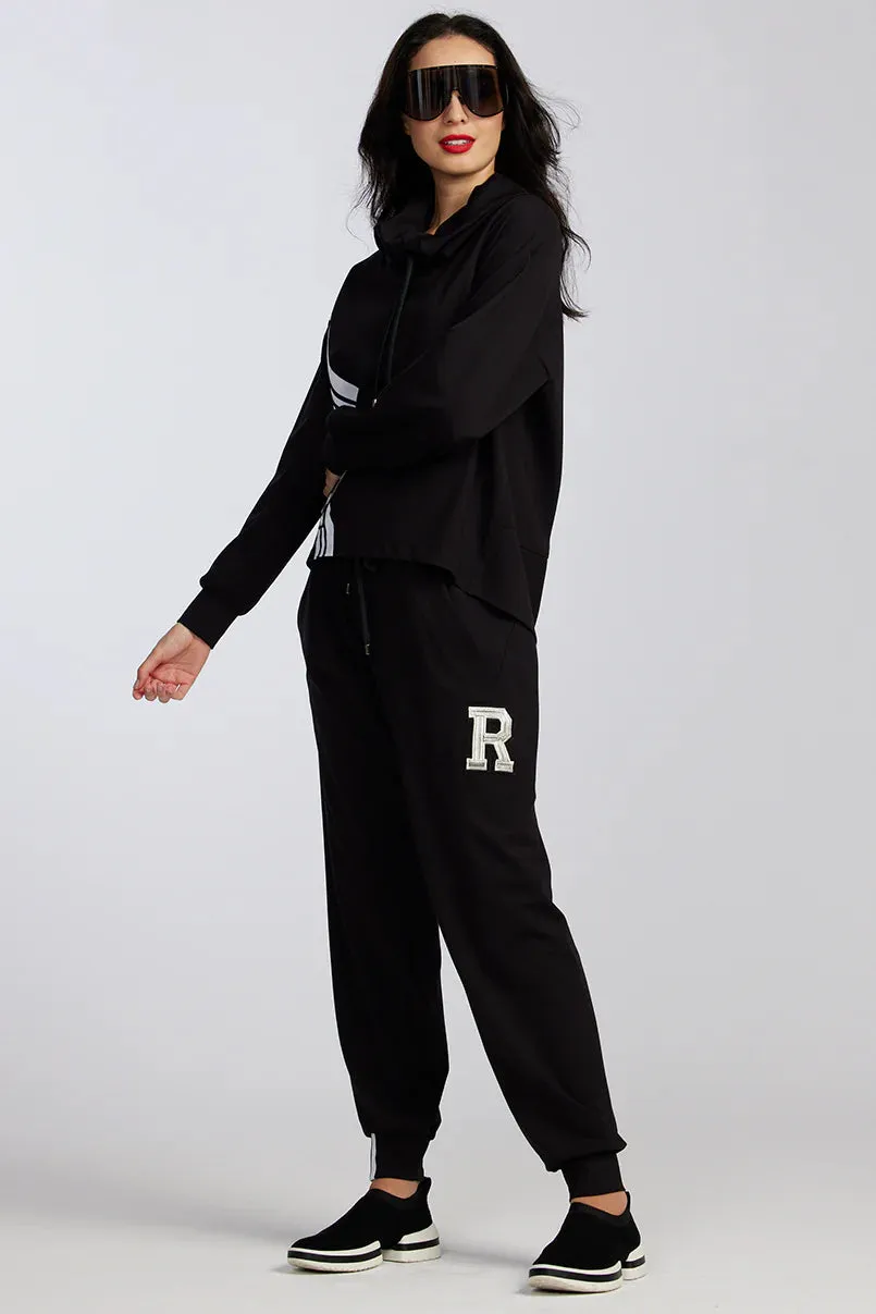 PAULA RYAN RELAXED Roma Lite Jogger - Black